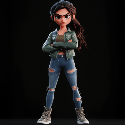 Rebel Girl Character