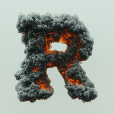 Fire Letter R
