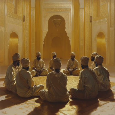 Gathering of Moorish Soldiers