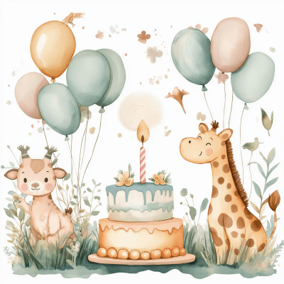 Safari Birthday Invitation