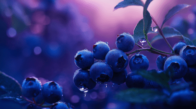 Blueberry Dusk Background