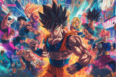 Wide Shot of Anime Scene