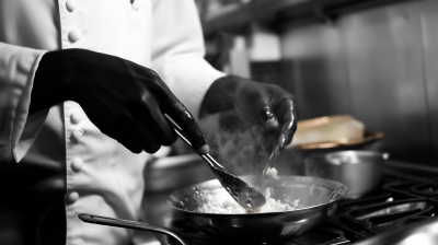 Chef in a Modern Kitchen