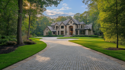 Ultra Modern Estate Driveway