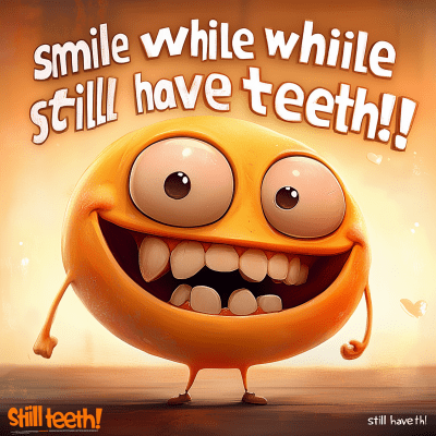 Smile with One Tooth