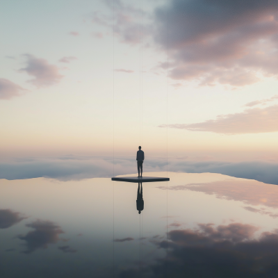 A Serene Lakeside Evening