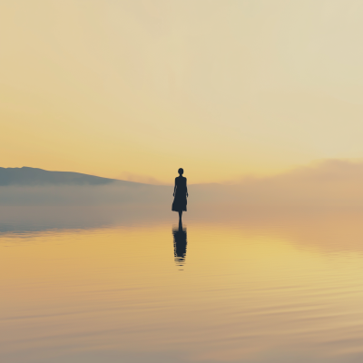 Minimalist Woman Silhouette