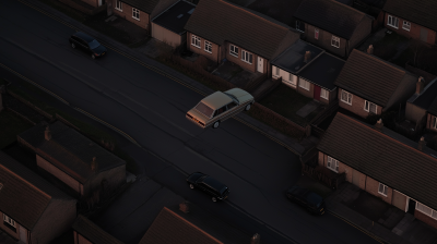 Floating Citroen Car