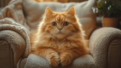 Cozy Cat in Comfort