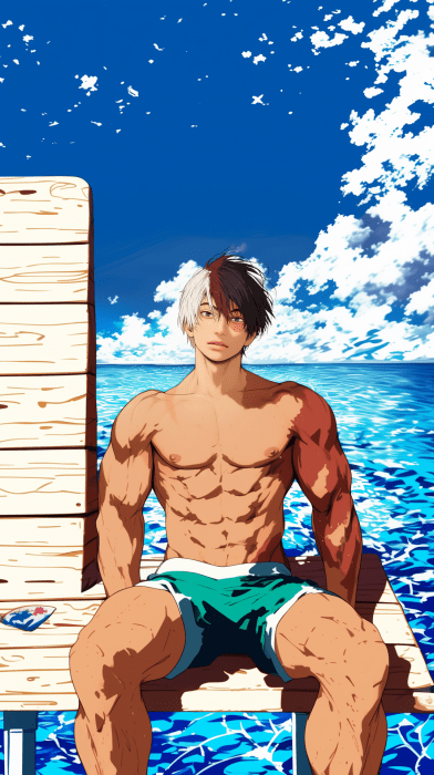 Todoroki in Dynamic Action