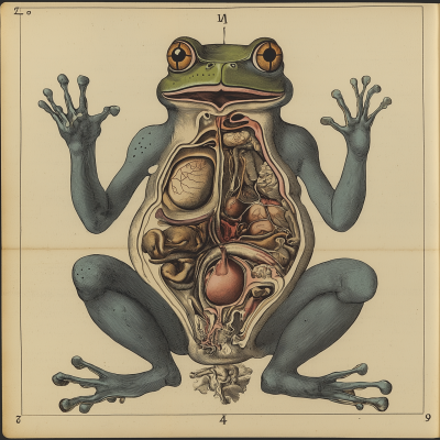 Anatomical Diagram of Frog