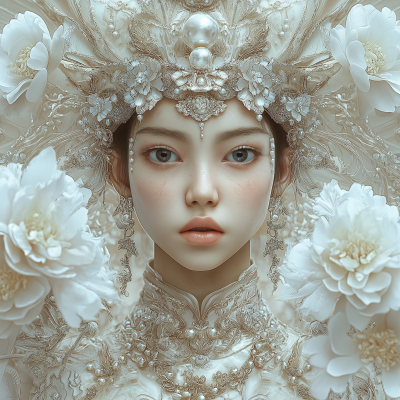 Bai Mudan Goddess Portrait