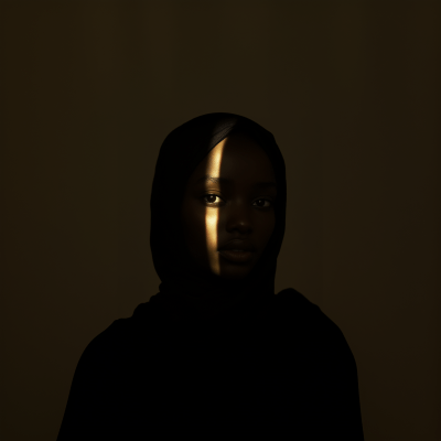 Silhouette Portrait of a Woman