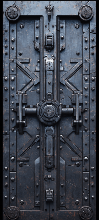 Futuristic Dungeon Door