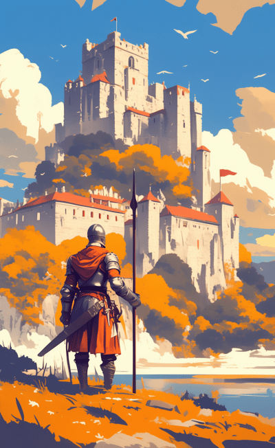 Medieval Knight Illustration