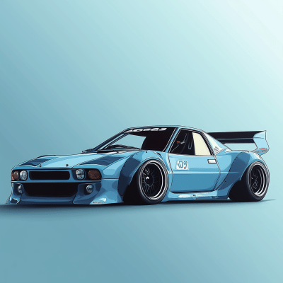 Laguna Seca Blue Fiat X1/9