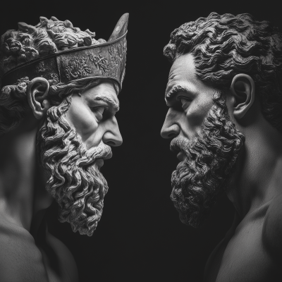 Greek Gods Face Off