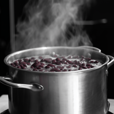 Boiling Pot of Red Beans