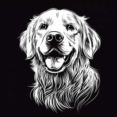 Smiling Golden Retriever