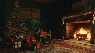 Christmas Room Scene