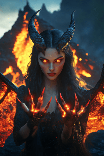 Demonic Woman in Fantasy Art