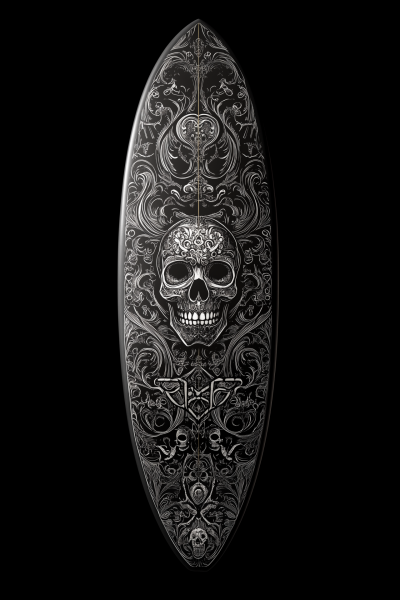 Gothic Surfboard Art