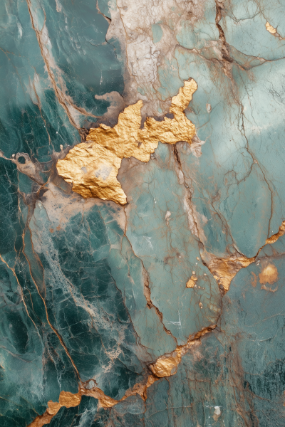 Metallic Marble Design