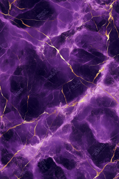 Vibrant Metallic Purple Marble Pattern