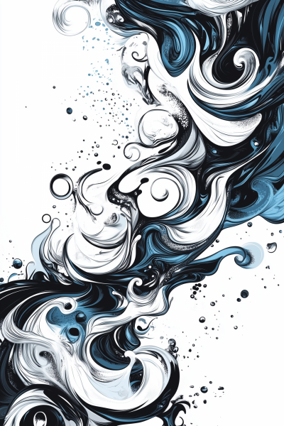 Fluid Dynamics Swirls