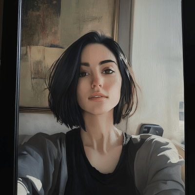 Candid Selfie at Home