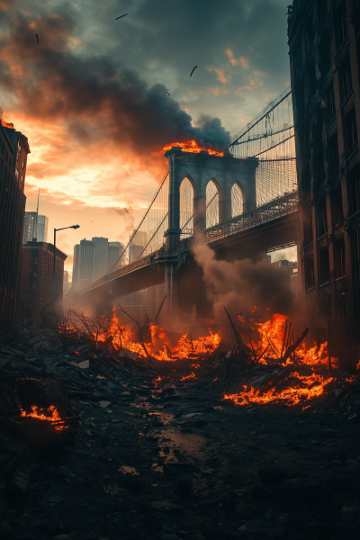 Apocalyptic New York Landscape