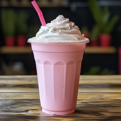 Strawberry Milkshake Takeaway