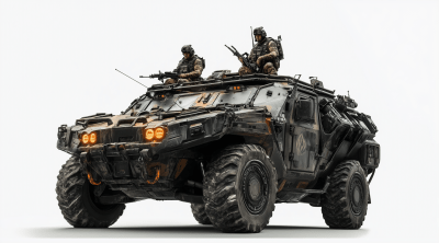 Armored Military Vehicle Concept Art
