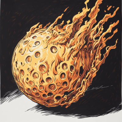 Flaming Pickleball