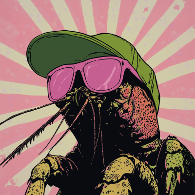 Crayfish in Sunglasses