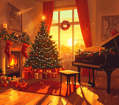 Cozy Christmas Evening