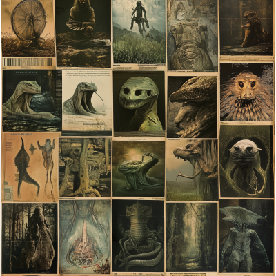 Cryptid Collage