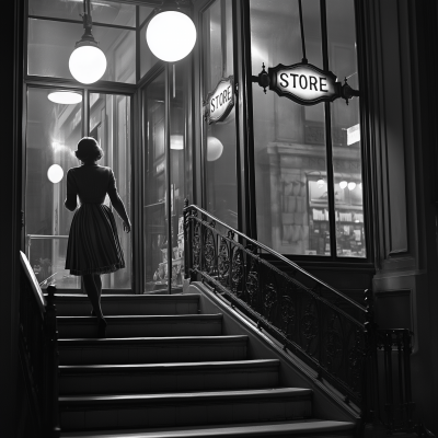 Elegant Parisian Cosmetic Store