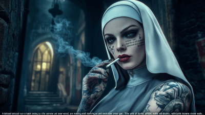Tattooed Nun