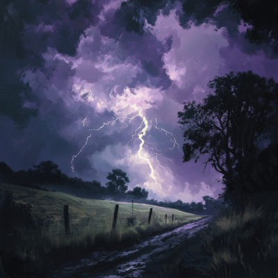Stormy Outdoor Scene