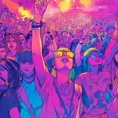 Vibrant Pop Concert