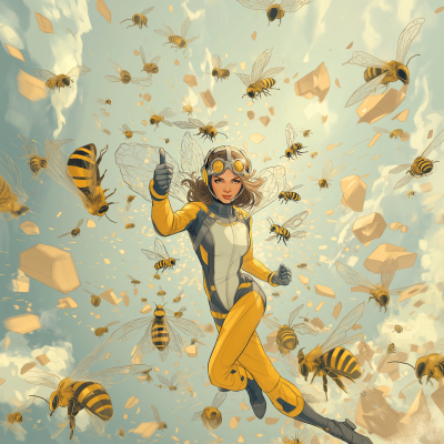 Bee Controlling Superhero