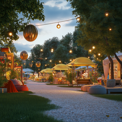 Stylish Outdoor Festival