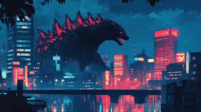 Anime Style Godzilla Monsters