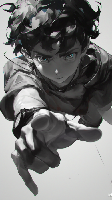 Dramatic Boy Pose