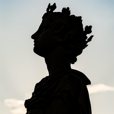 Silhouette of King David