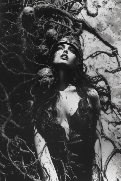 Warrior Woman and Demon