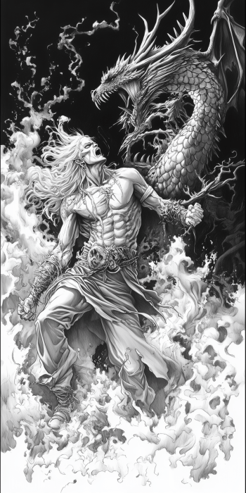 Undead Warrior vs Dragon