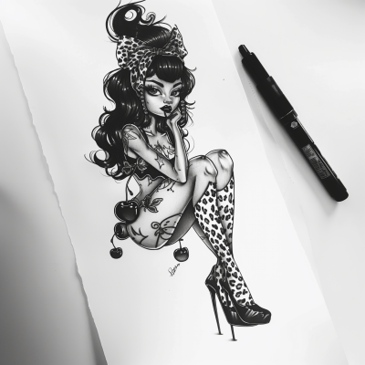 Bratz Doll Tattoo Art