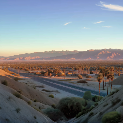 Sunset Landscape in Indio